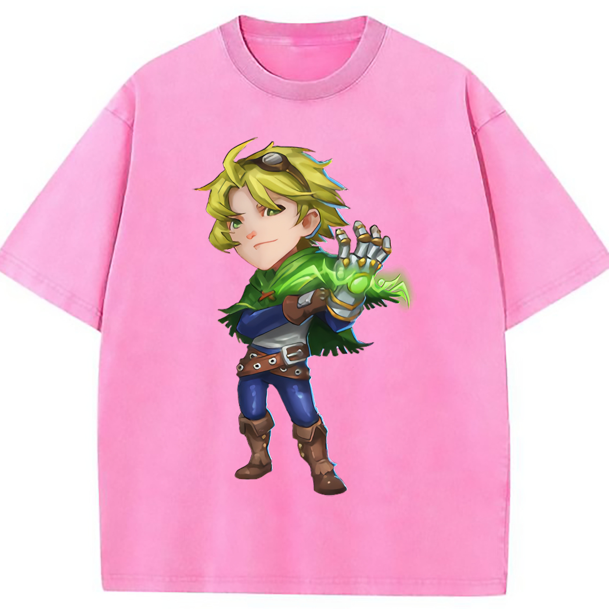 （画像用） リーグ・オブ・レジェンド League of Legends LOL 綿100% ヴィンテージ風 半袖Tシャツ（フロントプリント）